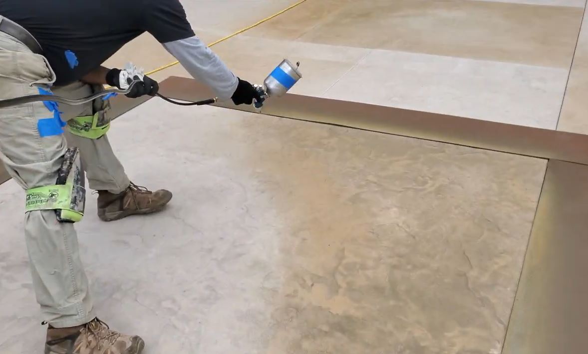 Concrete Staining Process