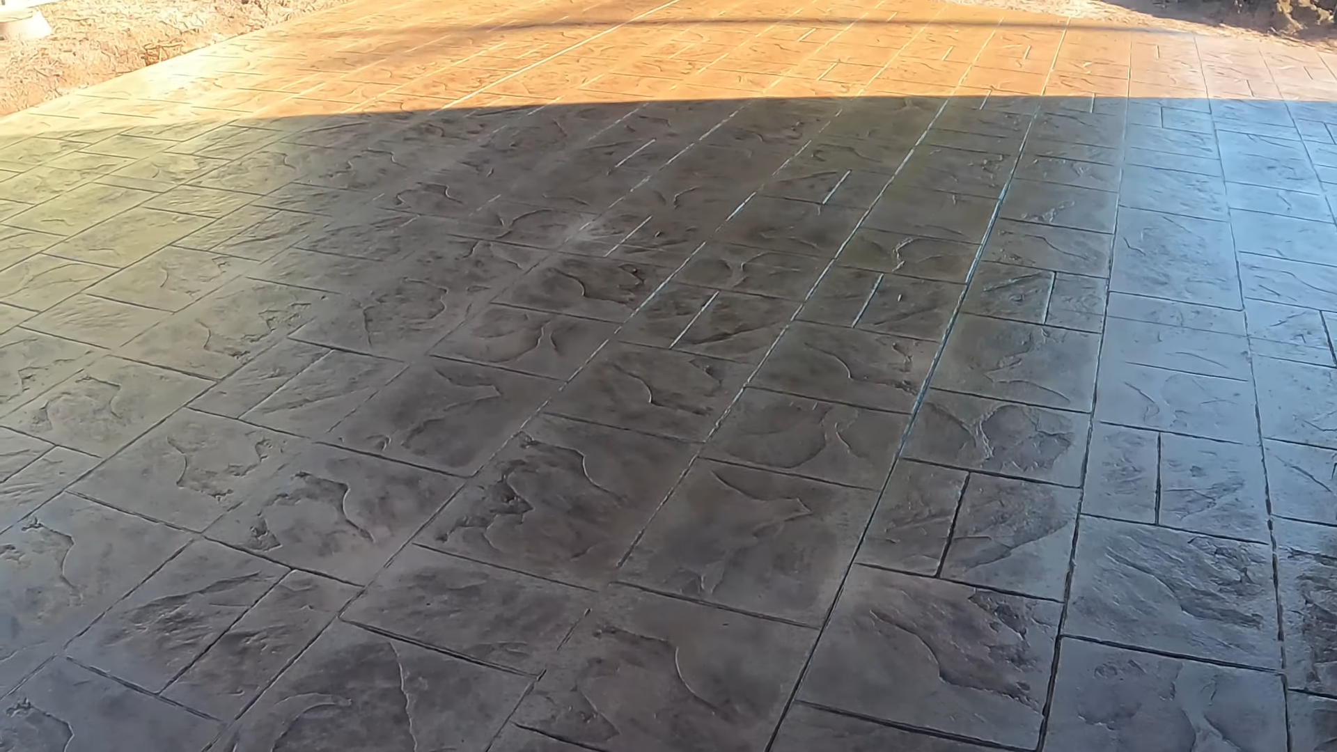 Stamped Slate Patio